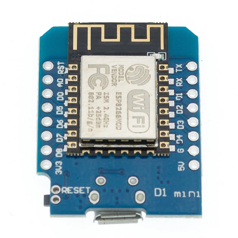D1 Mini NodeMcu 4M байты Lua WIFI Интернет вещей макетная плата на основе ESP8266 WeMos 10 шт. |