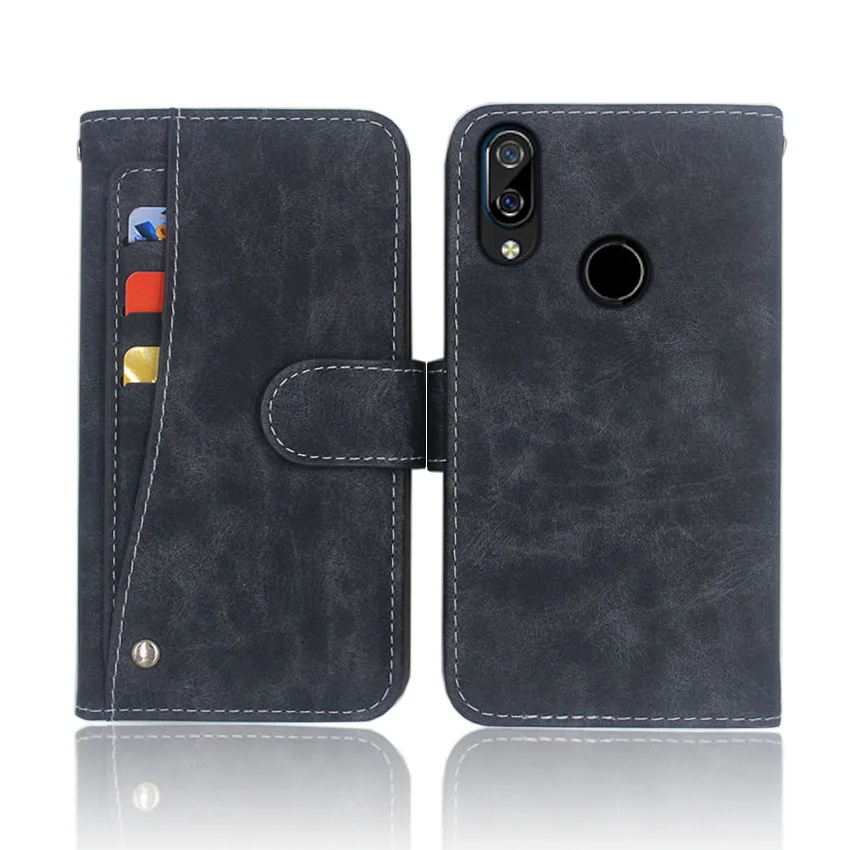 

Hot! BQ 6040L Magic Case High quality flip leather phone bag cover Case For BQ 6040L Magic with Front slide card slot