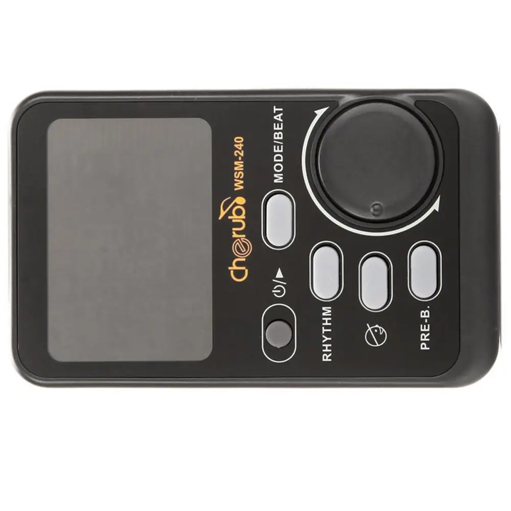 WSM-240 портативный метроном для фортепиано гитары цифровой ЖК-тюнер с зажимом
