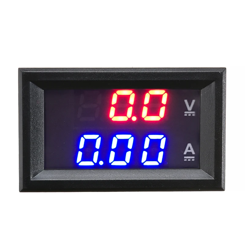 Электронный цифровой вольтметр амперметр постоянного тока 100 в 10 а светодиодный