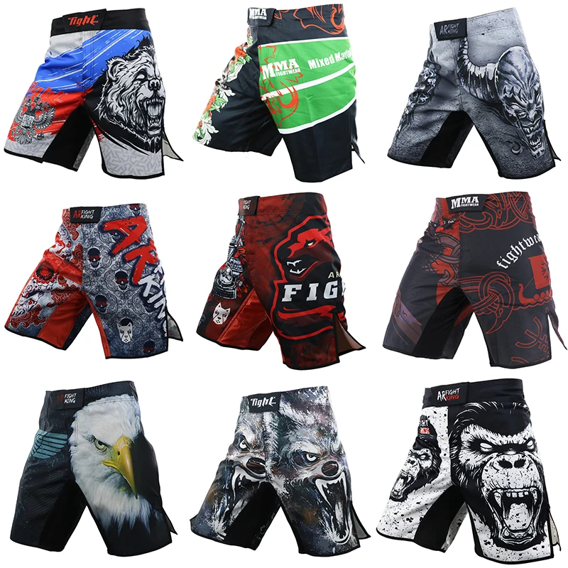 

Boxing Shorts Sport Muay Thai Shorts Trunks Kick Martial Training Gym Clothing Fitness Gym Jiu-Jitsu Running Shorts Boxeo Bjj