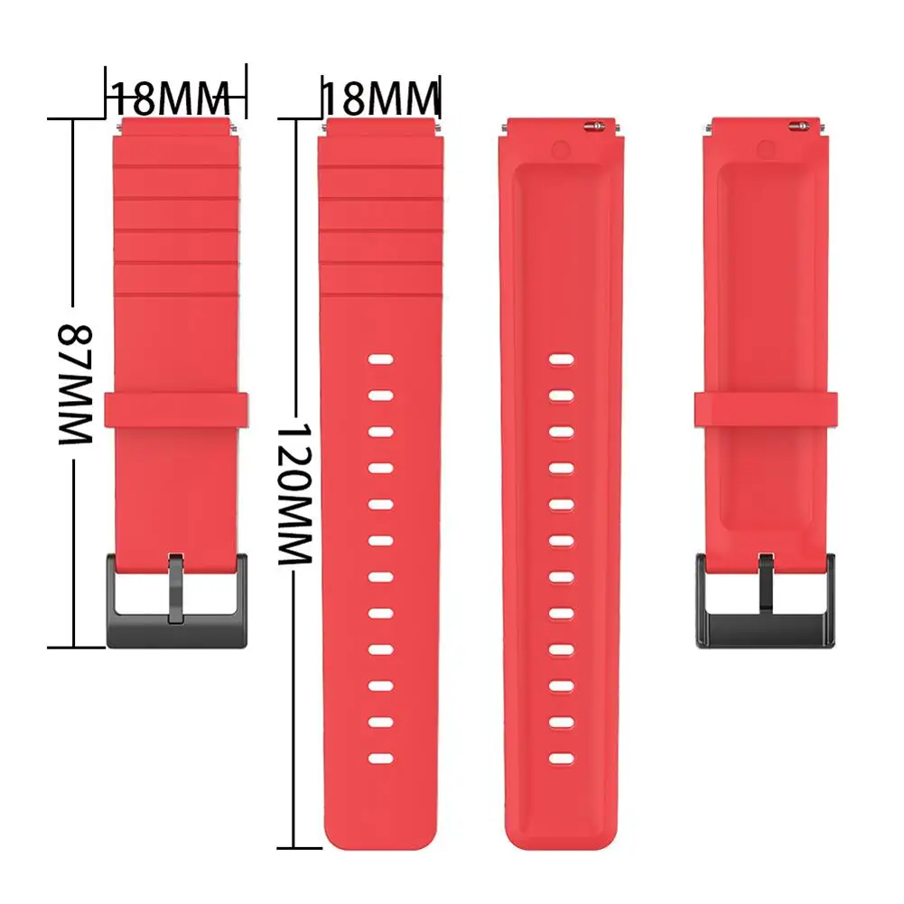 

Replacement Silicone Solid Color Soft Watchband Wrist Strap for Xiaomi Mi Watch