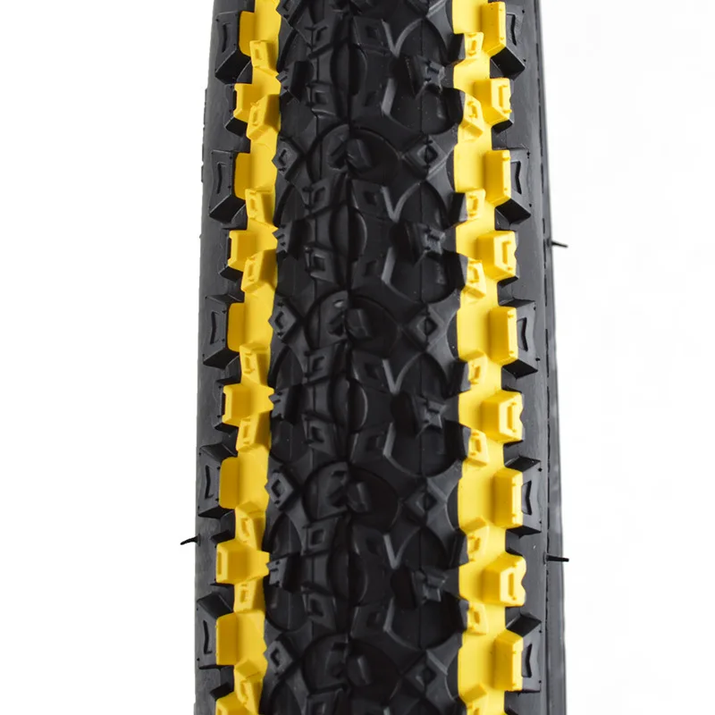 yellow 26x1.95 KENDA 26 дюймов велосипедные шины 26*1,95 60TPI цвет pneu шины для горных велосипедов K1187 MTB части велосипеда - Цвет: yellow 26x1.95