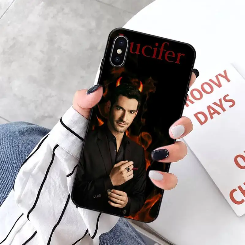

American TV Degenerate angel Lucifer Phone Case for iPhone 11 12 pro XS MAX 8 7 6 6S Plus X 5S SE 2020 XR mini