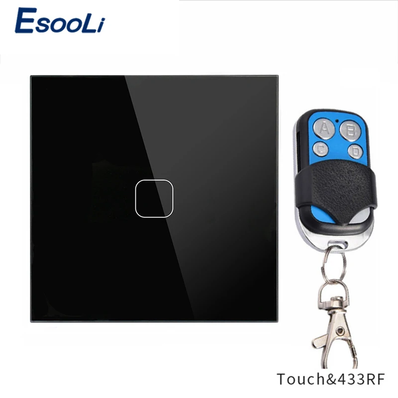 Настенный сенсорный высветильник ель Esooli RF433 1 канал