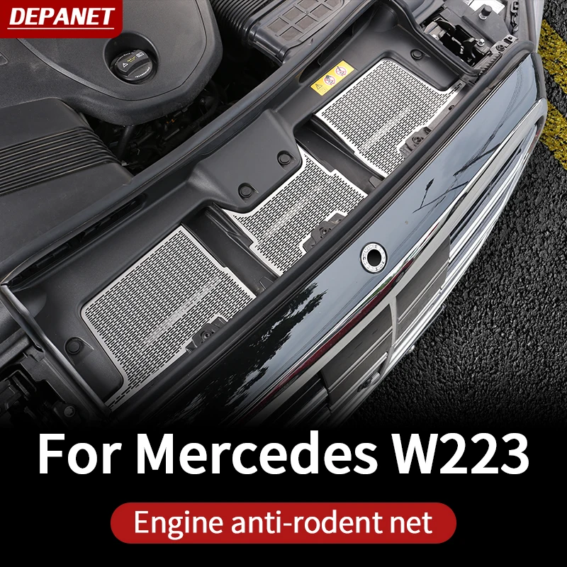 insect net for 2021 mercedes w223 s series car phone holder 400 450 550 480 interior trim accessories free global shipping