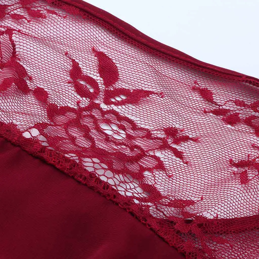 MIARHB женское шифоновое платье с кружевом и рукавом три четверти Сексуальное