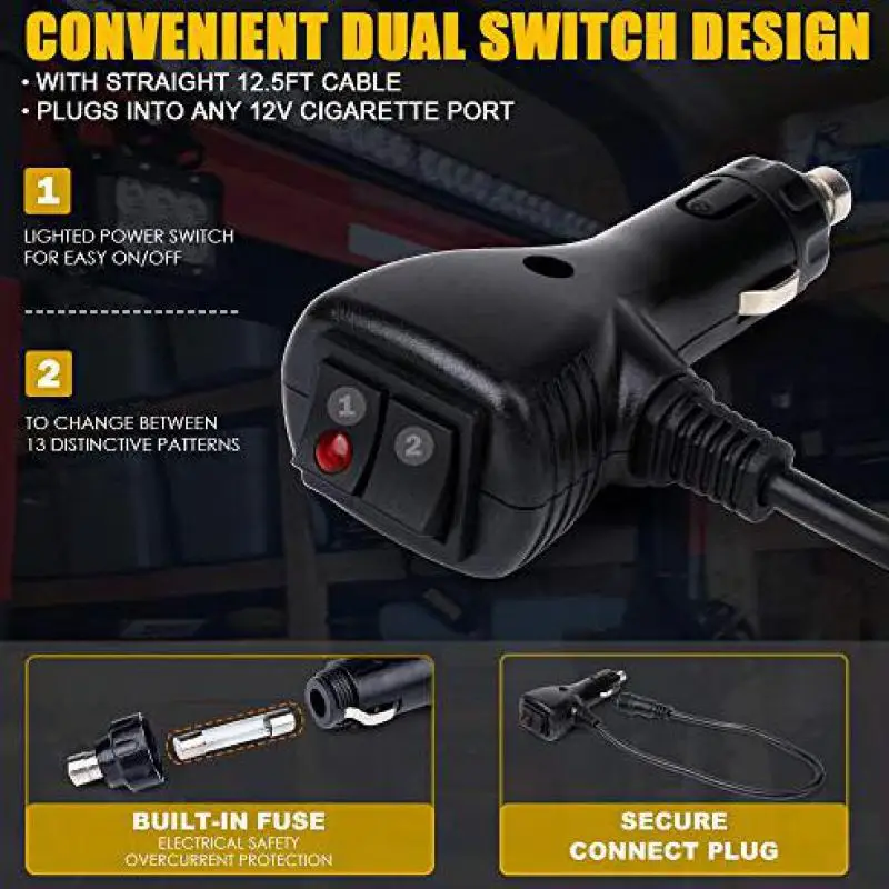 31 5 дюйма 28 светодиодов Строб аварийный трафик предуПредупреждение светильник