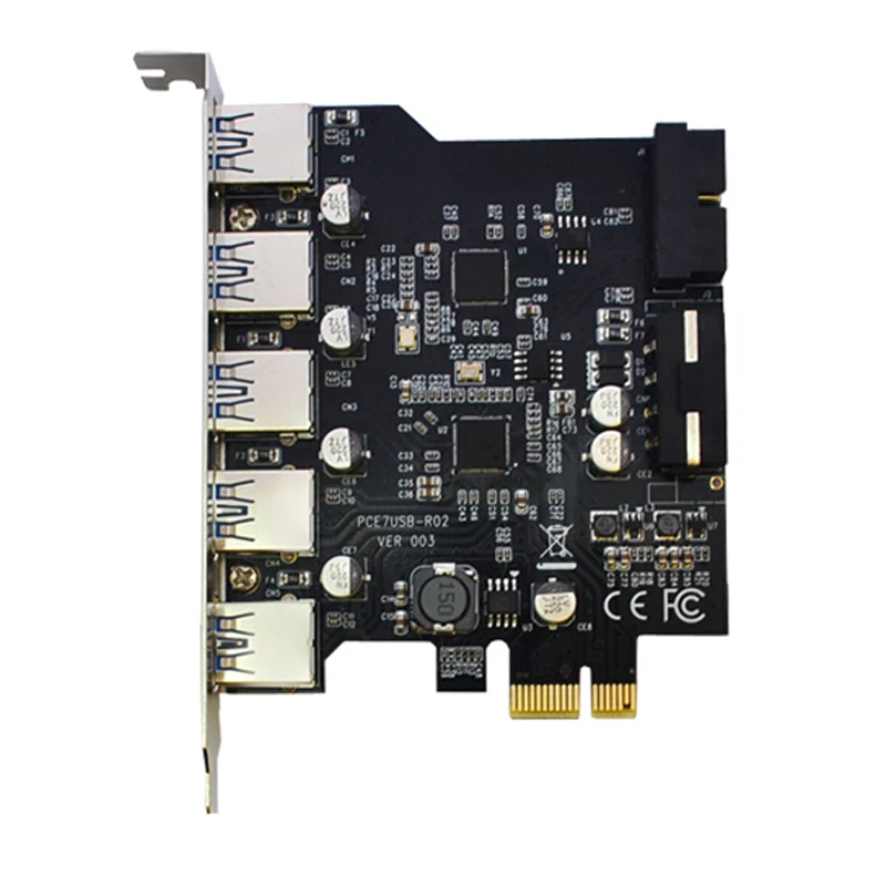супер скорость pci e к usb 30 19 pin 5 портов pci