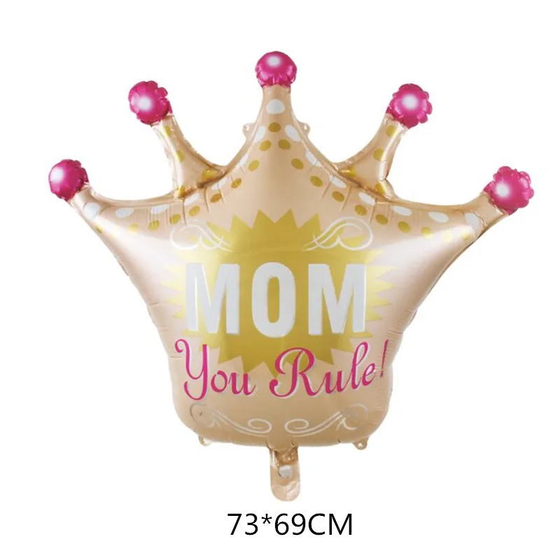 Гирлянда Love You Mom воздушные шары из фольги солнце облако на день рождения матери