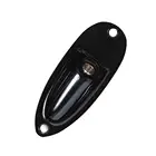 Гитарная Входная пластина в форме лодки Musiclily для Stratocaster, Черная