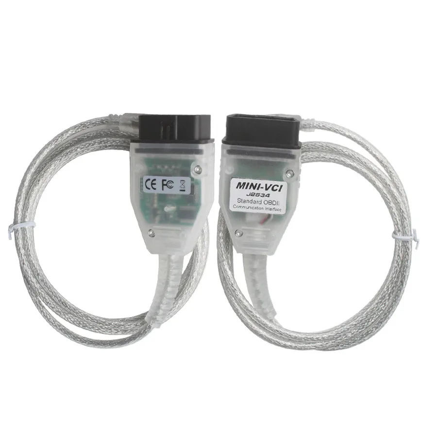 Последний V13.00.022 мини VCI для TOYOTA TIS Techstream MINI-VCI FT232 чип J2534 OBD2 Диагностический кабель
