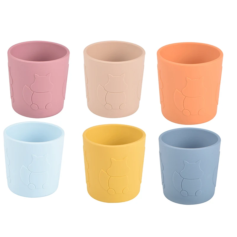 

1PC Baby Learn To Drink Cup Kids Silicone Feeding Water Cup Infant Toddler Tableware Drinking Cups BPA Free Heat-Resistant