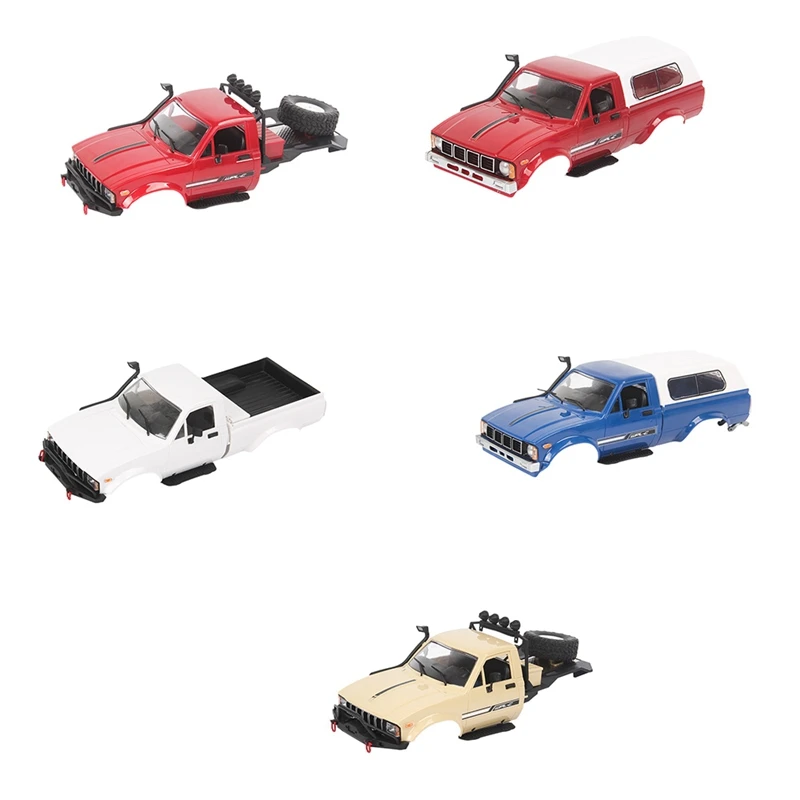 

Unassembled 190mm Wheelbase Body Car Shell for WPL C14 C24 C24-1 1/16 RC Car Spare Parts Accessories