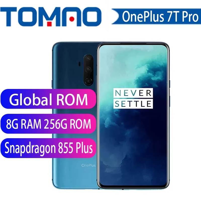2019 OnePlus 7T Pro Global Встроенная память Snapdragon 855 плюс 8 Гб 256 6 67 ''жидкости активно