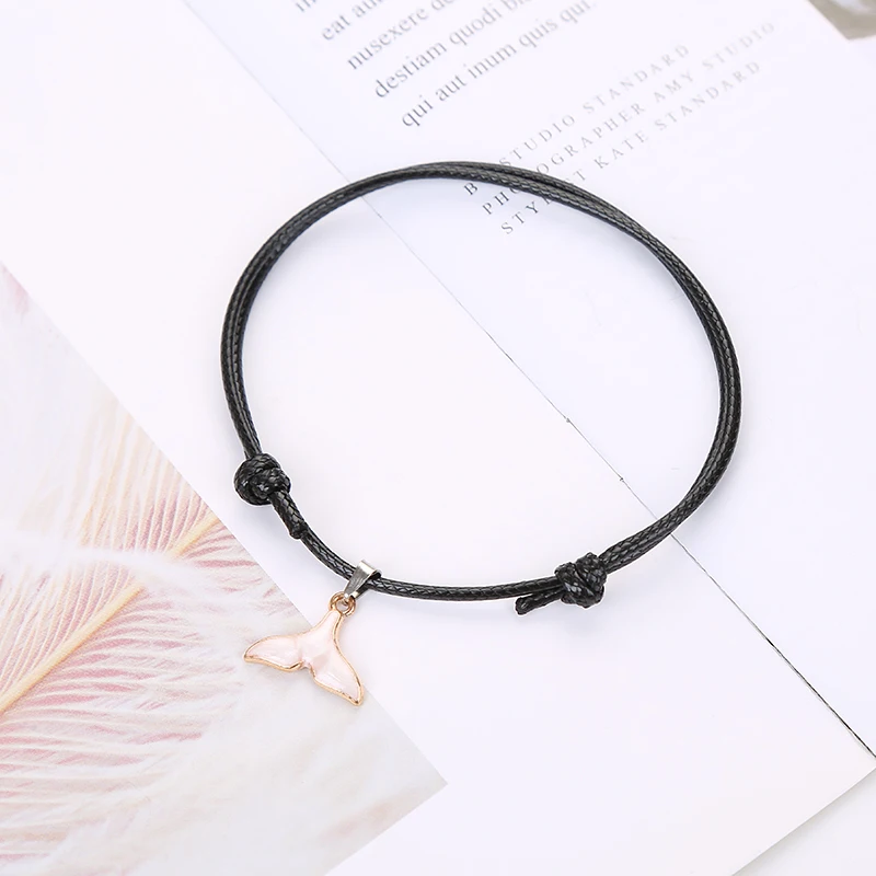 Браслеты анклеты женские с хвостом модные пляжные ювелирные украшения на ногу