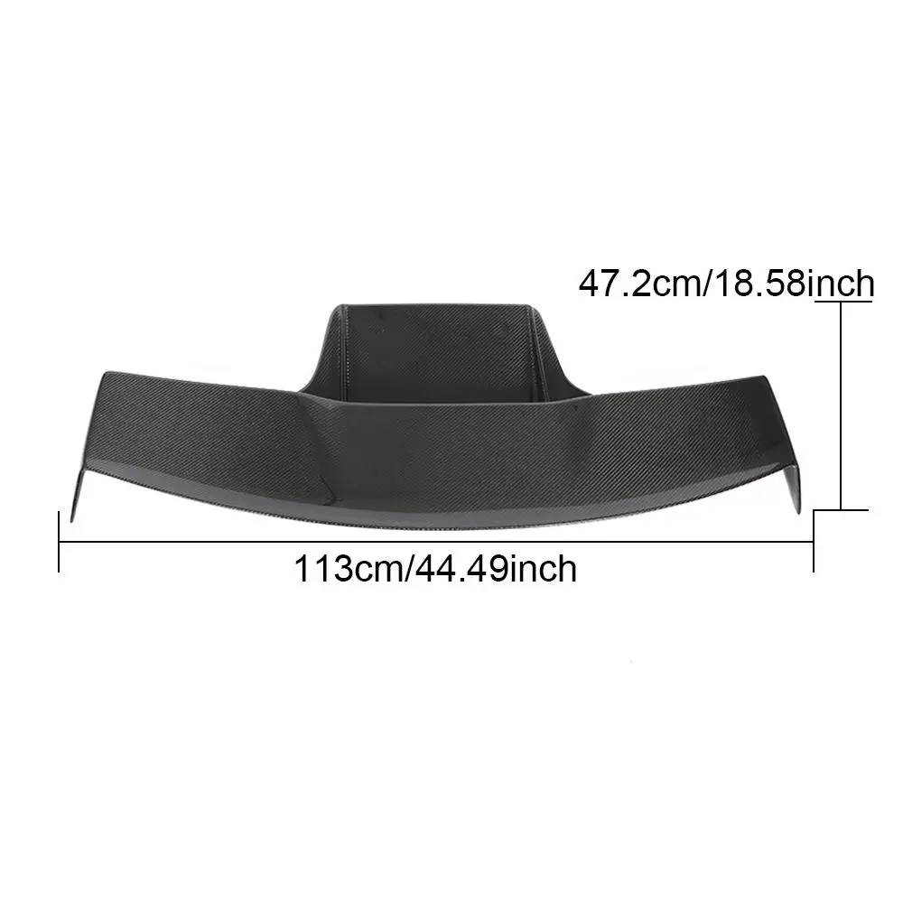 

Car Rear Roof Spoiler For Mercedes-Benz A Class A180 A260 A45 AMG 2013-2018 Carbon Fiber Rear Window Roof Boot Lip Spoiler Wing