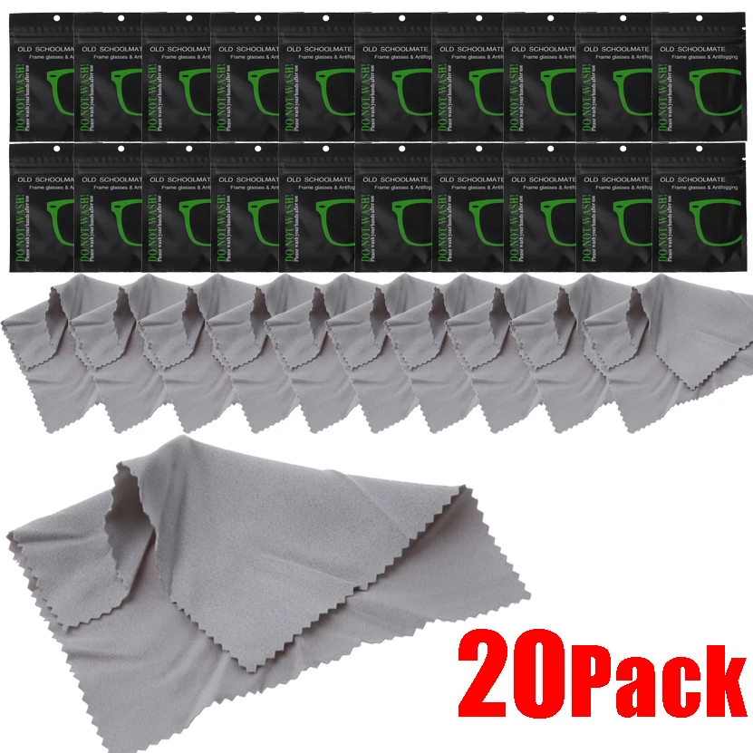 

3Pcs/pack Reusable Glasses Wipes Anti-Fog Pre-moistened Lens Cloth Defogger Eyeglass Wipe Prevent Fogging for Glasses
