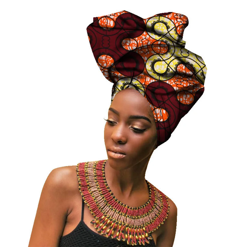 

Turban Wax Fabric Headwrap Shawls Ankara Bonnets Accessories Bandanas Lady Hijab Scarf Hat Long Tail Cap South Africa Wedding