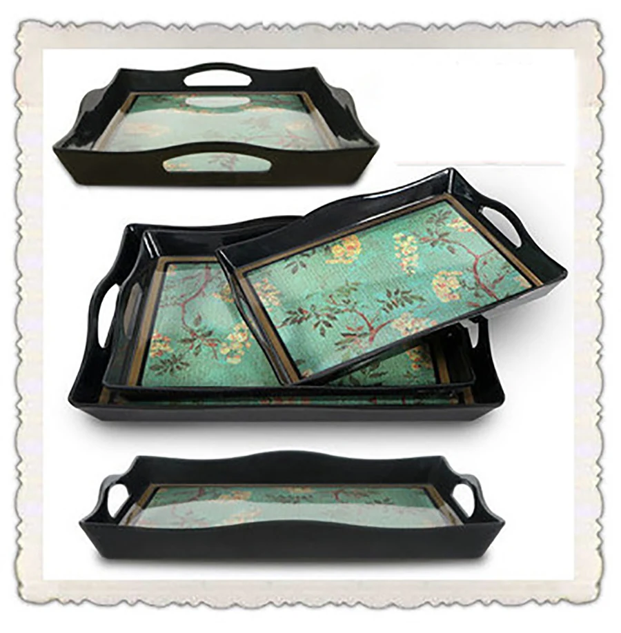 Европейский поднос для столовых приборов 50F044 десертов Набор рождественских