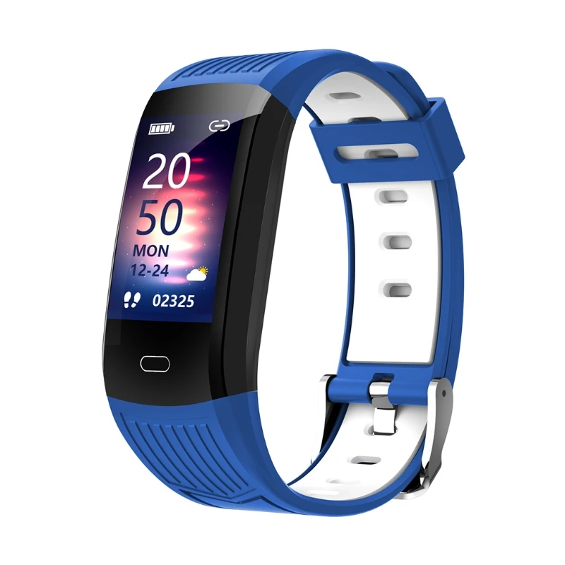 

Waterproof Smart Bracelet with Heart Rate Monitor, Color Screen Music Control with Calorie Counter, Call & SNS Reminder