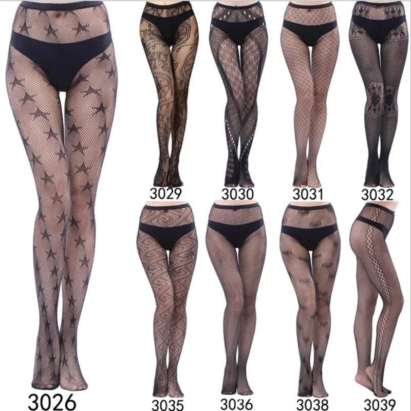 Сексуальные женские колготки Aprmhisy чулки черного цвета с разными типами