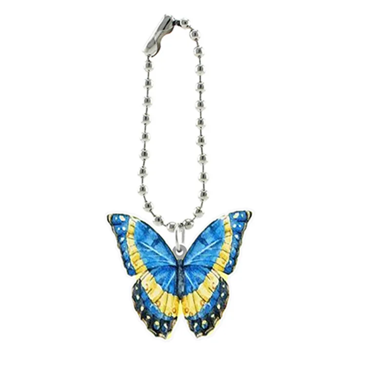 Красивые брелоки TAFREE в виде бабочек из смолы с натуральным насекомым кольцо для