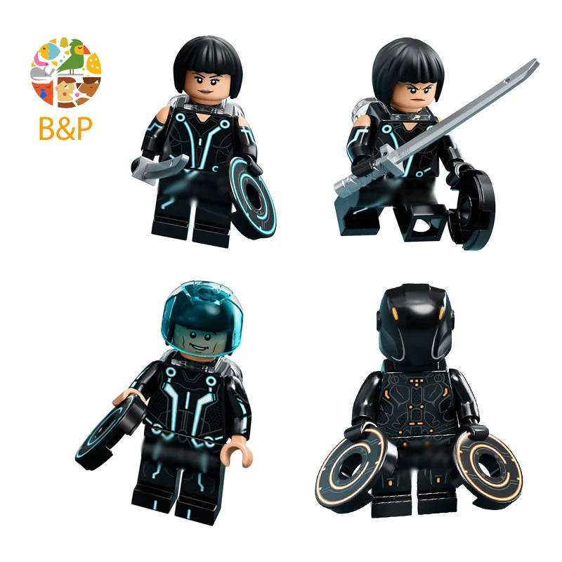 21314 248 шт. серия фильма TRON Legacy Light Cycles модель строительных блоков Кирпичи обучающие