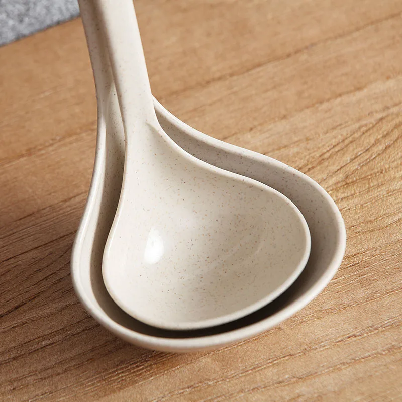 EIMAI пшеничная соломенная пищевая полипропиленовая суповая ложка