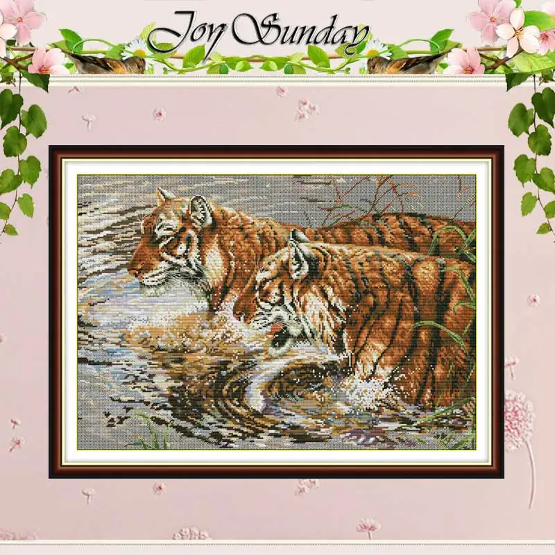 Наборы для вышивки с тиграми 11CT 14CT|cross stitch 11ct|cross setcounted cross |