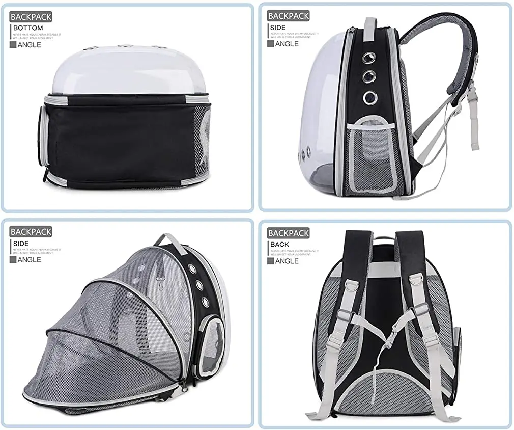 Расширяемый Рюкзак переноска для кошек портативный рюкзак путешествий с щенками на открытом воздухе