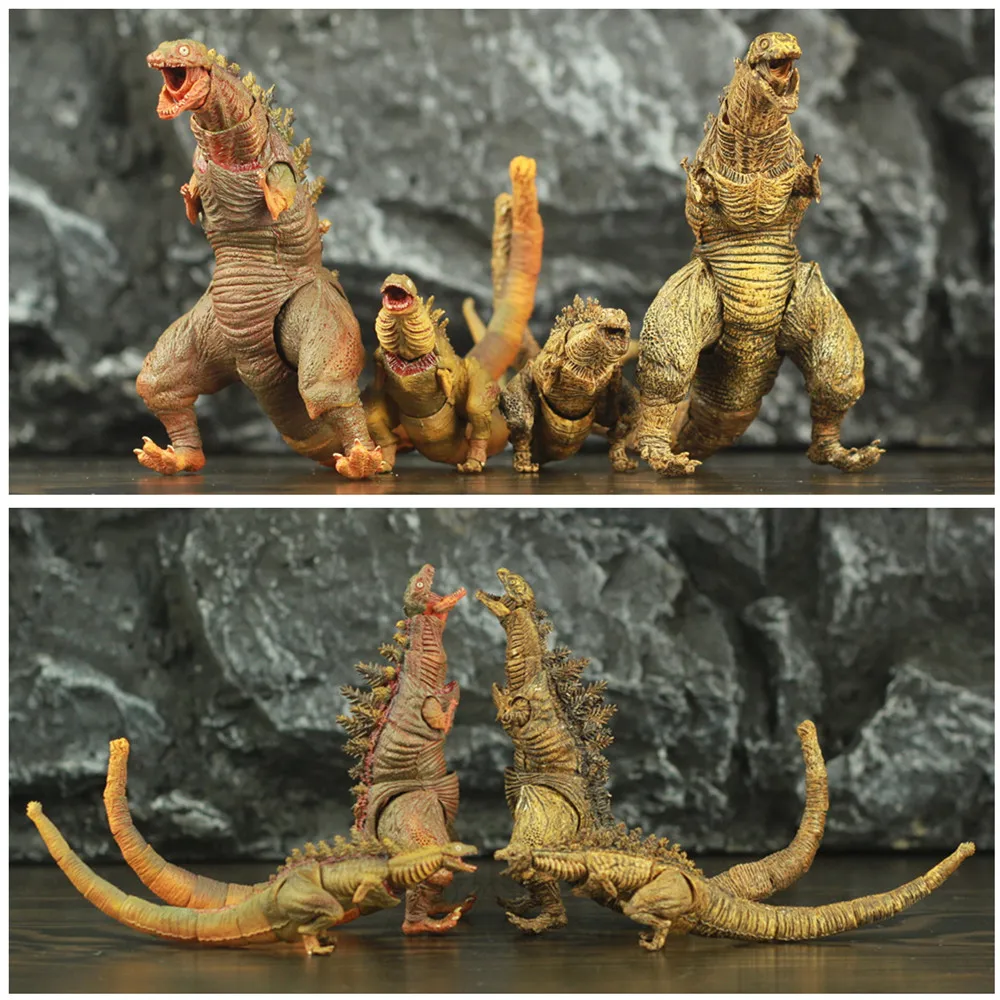 Вторая и третья экшн фигурка 2016 Shin Gojira набор из 2 оригинальных коллекционных