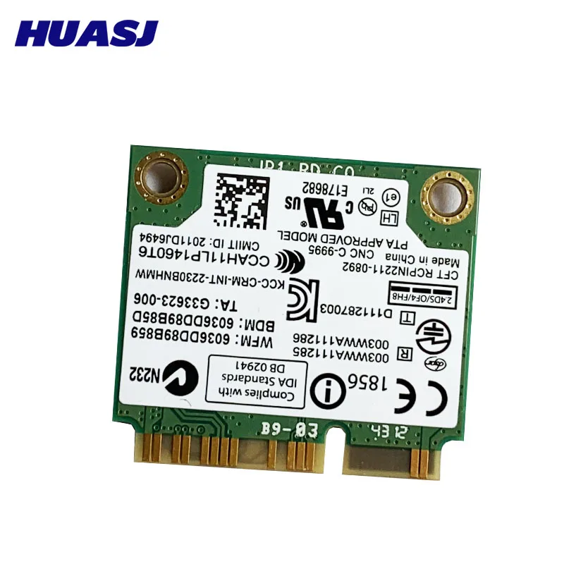 Huasj  Lenovo Y400 Y500 Centrino Wireless-N Intel 2230 wireless BT4.0 Wifi N 300M mini pcie card 04w3765