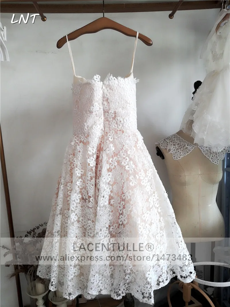 Кружевное Вечернее Платье До Колена без рукавов короткое праздничное платье для