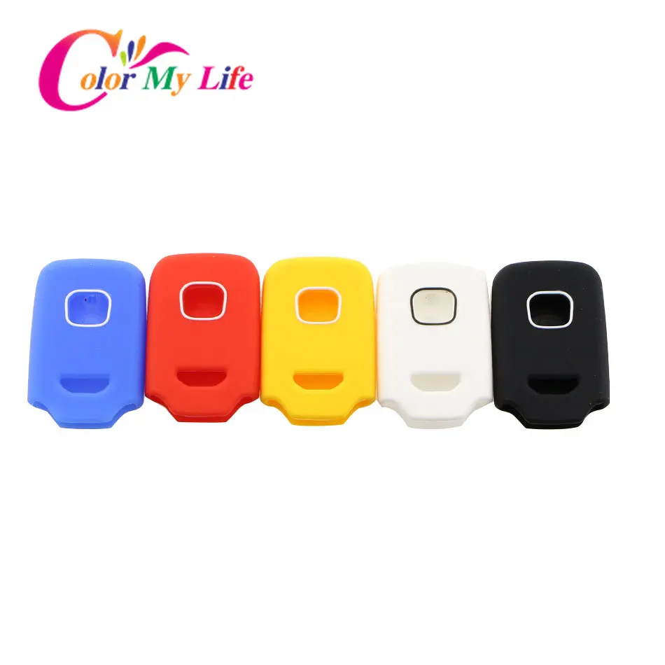 1 шт. силиконовый защитный чехол для автомобильного ключа с 3 кнопками Honda CRV FIT XRV