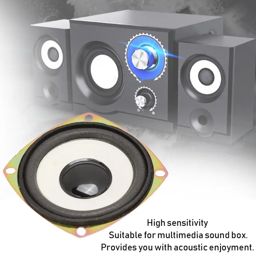 Динамик s 3 дюймовый мини полночастотная аудио громкий 4ohm 5 Вт для мультимедиа