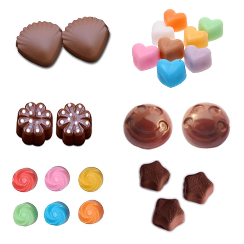 15 Holes Silicone Chocolate Mould Molding Mold Flower/Seashell/Heart Gummy Candy Molds Chocolates Making Supplies 767 | Дом и сад