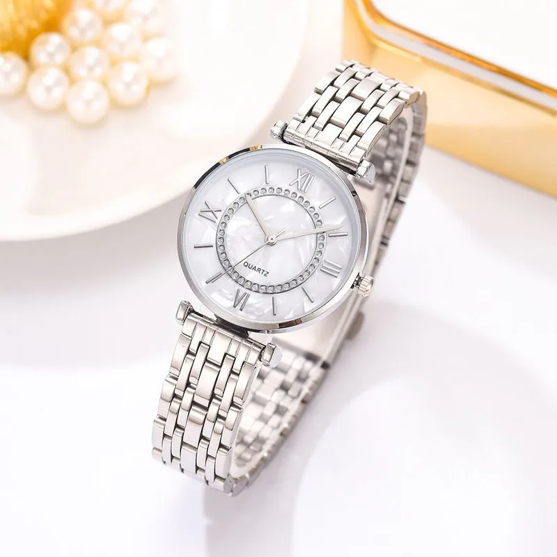 

Free Dropshipping Bracelet Watches Fashion Diamond Ladies Quartz Watch Top Brand Steel Female Wristwatch Montre Femme Relogio