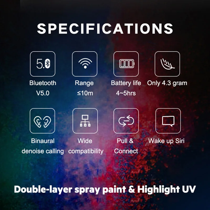 Беспроводные наушники Marvel Certified Bluetooth V5.0 Earbuds Iron Man TWS с поддержкой связи двух мобильных телефонов Captain America.