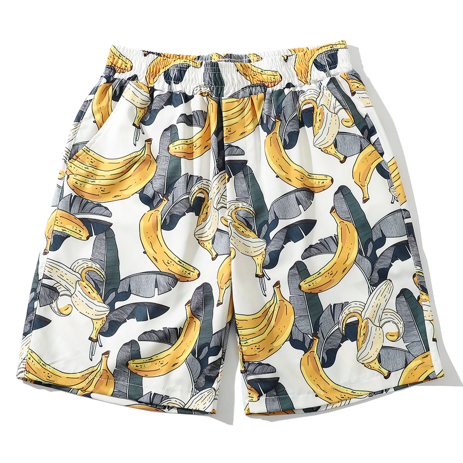 Женские Короткие повседневные шорты с гавайским принтом в стиле Харадзюку