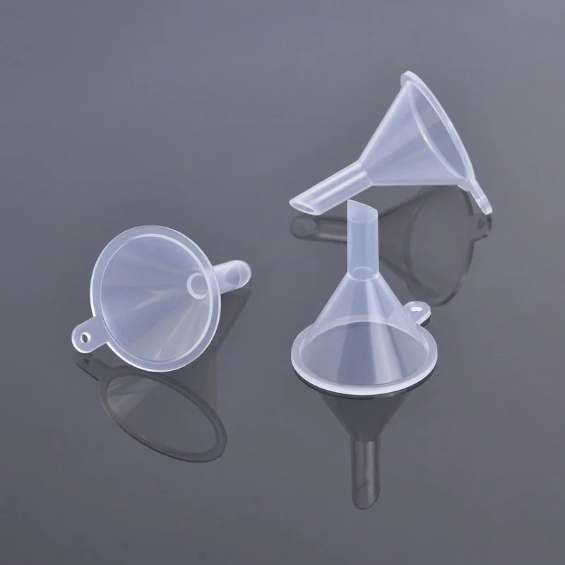 10 Pieces/set of Mini Transparent Plastic Laboratory Diffuser Funnel Juice Dropper Bottle Liquid Essential Oil Filling Tool | Канцтовары
