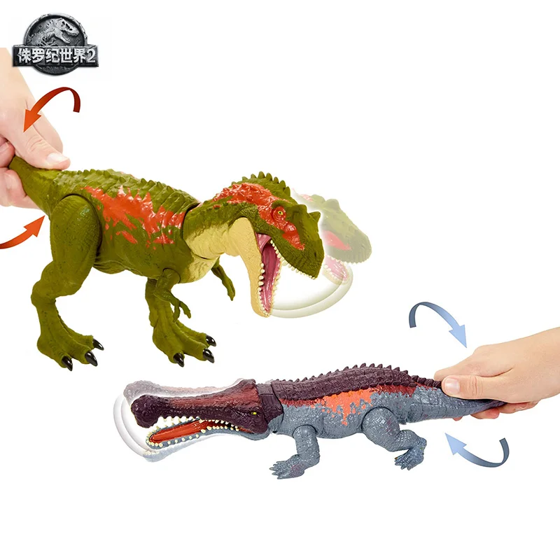 Фигурка динозавра Юрского периода, экшн-фигурка албертозавра саркосуха, страйк, подвижные суставы, Подлинная Фирменная игрушка для мальчиков
