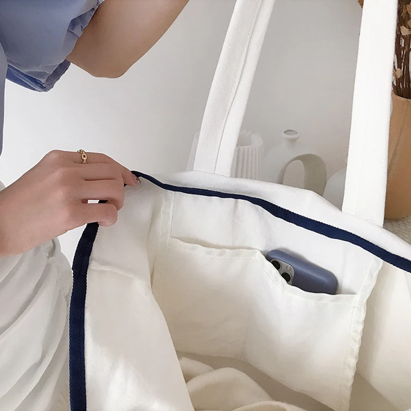 

Fashion Women Printing Canvas Shoulder Bag Large Capacity Shopping Bag School Bag Leisure Travel Simplicity Handbag