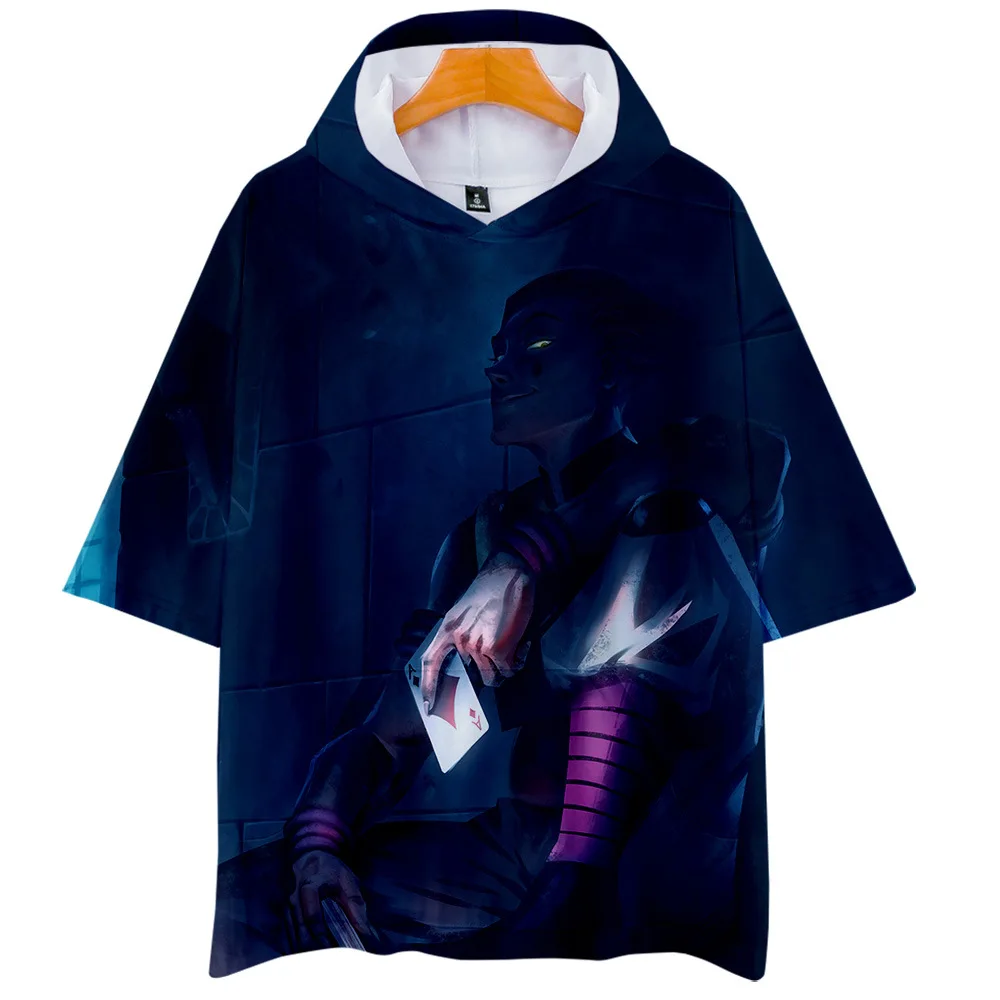 

Fashion Hunter X Hunter Hooded T Shirt for Men Women Kid Tshirt with Hood Japanese Style Short Sleeve Hoodie Tees Clothes Tops