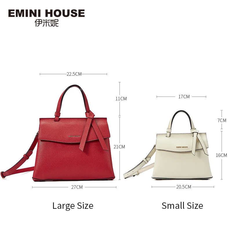 Роскошные дамские сумочки EMINI HOUSE с бантом дизайнерская сумка на плечо из