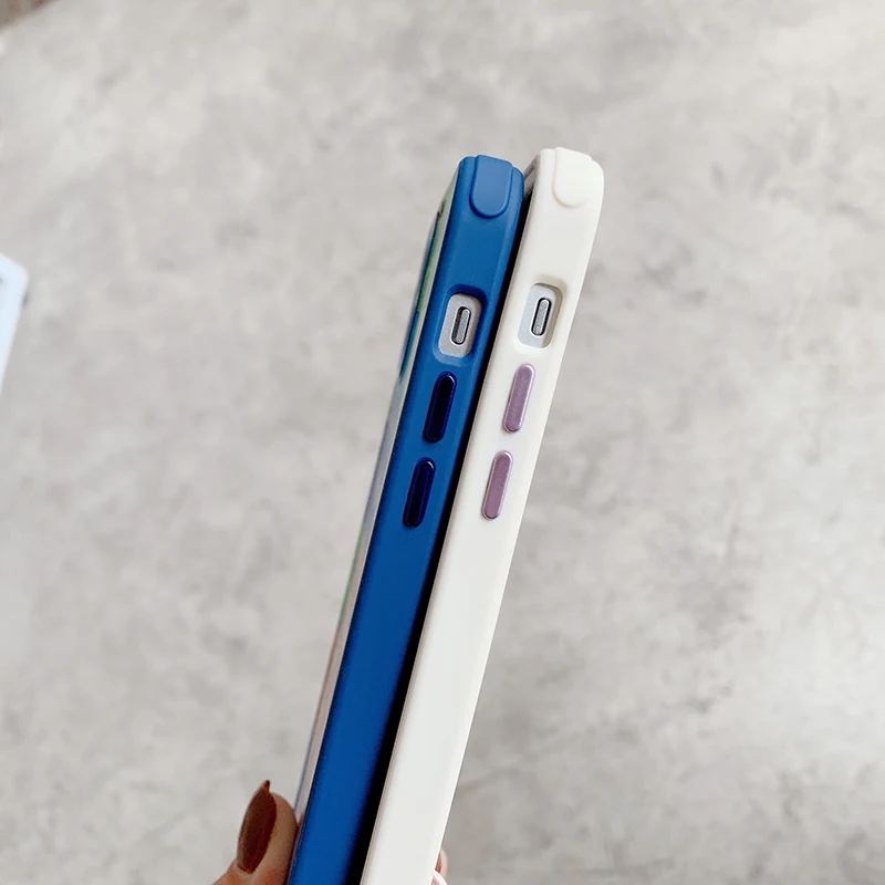 

Art Building Blocks Puzzle 3D Phone Case For iPhone 12 Mini 11 Pro Max X Xs Xr 7 8 Puls SE 2020 Fashion Plating Hole Soft Cover