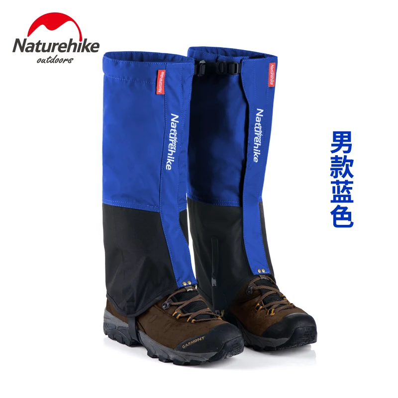Naturehike походные гетры для походов, альпинизма, лыжного спорта, водонепроницаемые сапоги, гетры, теплые зимние гетры - Цвет: Men blue