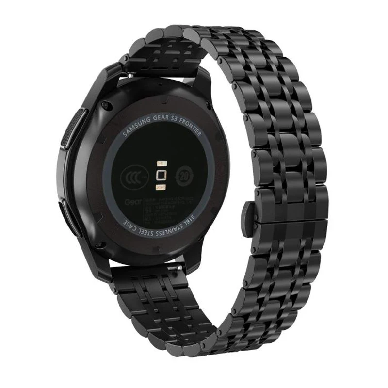 22 мм huawei watch gt ремешок для samsung galaxy 46 gear S3 Frontier amazfit GTR 47 мм/pace/stratos металлический