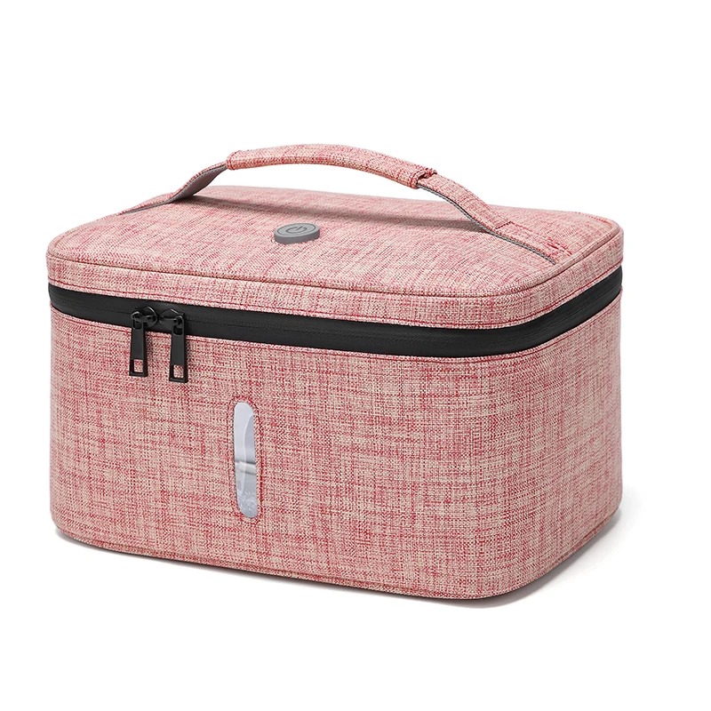 

RZTX 2021 Fashion Portable Travel Ozone Clean Customer Makeup Bag Cosmetic Box Bag