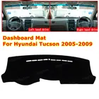 Для Hyundai Tucson 2005-2009 JM анти-скольжения приборной панели автомобиля Обложка Коврик козырек от солнца Pad инструмент Панель ковры автомобильные аксессуары